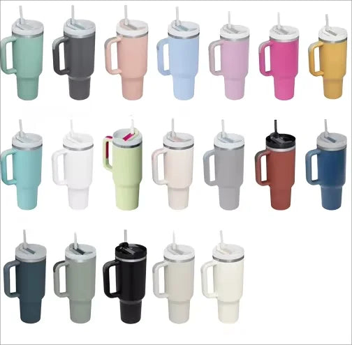 Custom 40 oz Adventure Stainless Steel Double Wall Vacuum Standard Metal Cup Travel Coffee Mug 40oz Tumbler With Handle