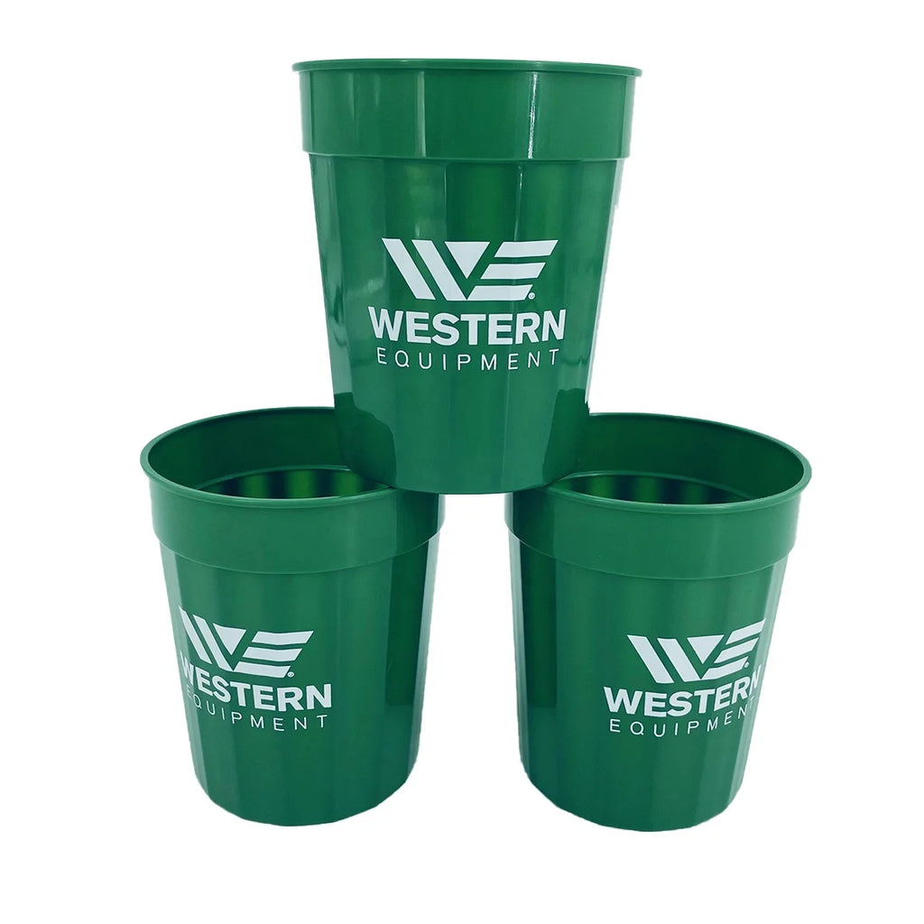 OEM Custom Cheap Price Stadium Cups Event Cup with Logo Plastic Beer Wedding Party Customized Cups & Saucers 90-day Window