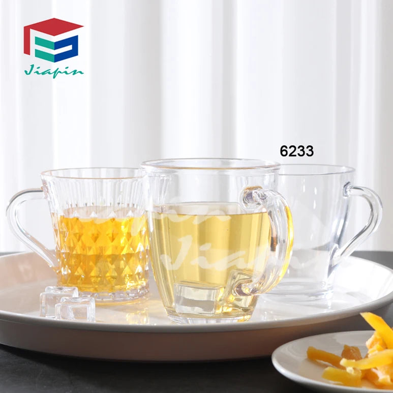 Plastic coffee mug 300ml drinking coffee glass cup colored glasses Mugs milk cup for party camping canteen