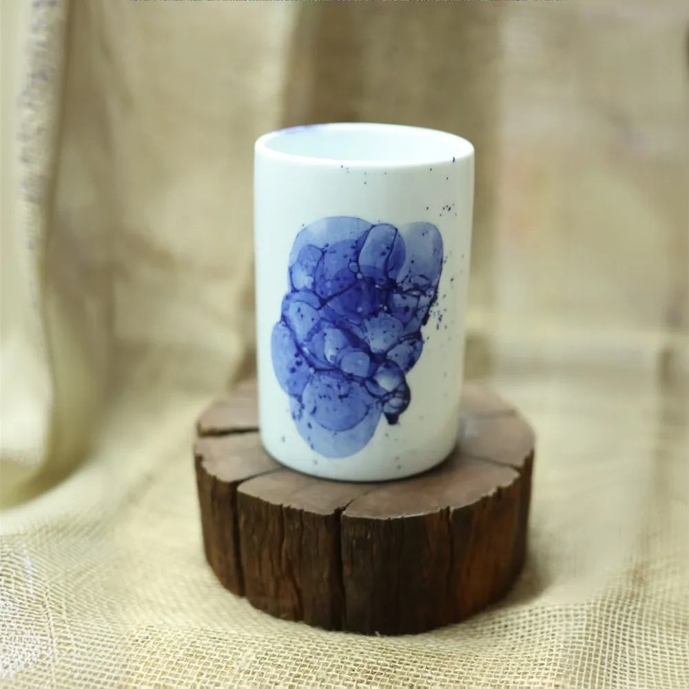 Hot Sale Teacup Ceramic Cups Hand-painted Tea Cup Saucer Embossed Coffee Cup