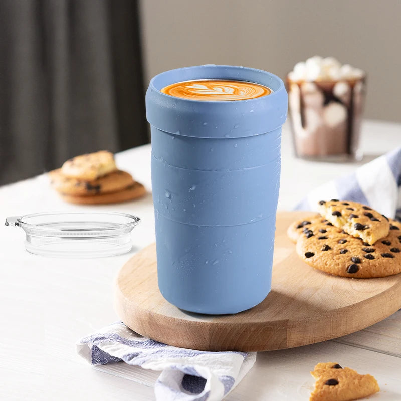 Wholesale of New Materials Frozen Drinks Cups Cold Stainless Steel Coffee Cup Travel With Custom logo